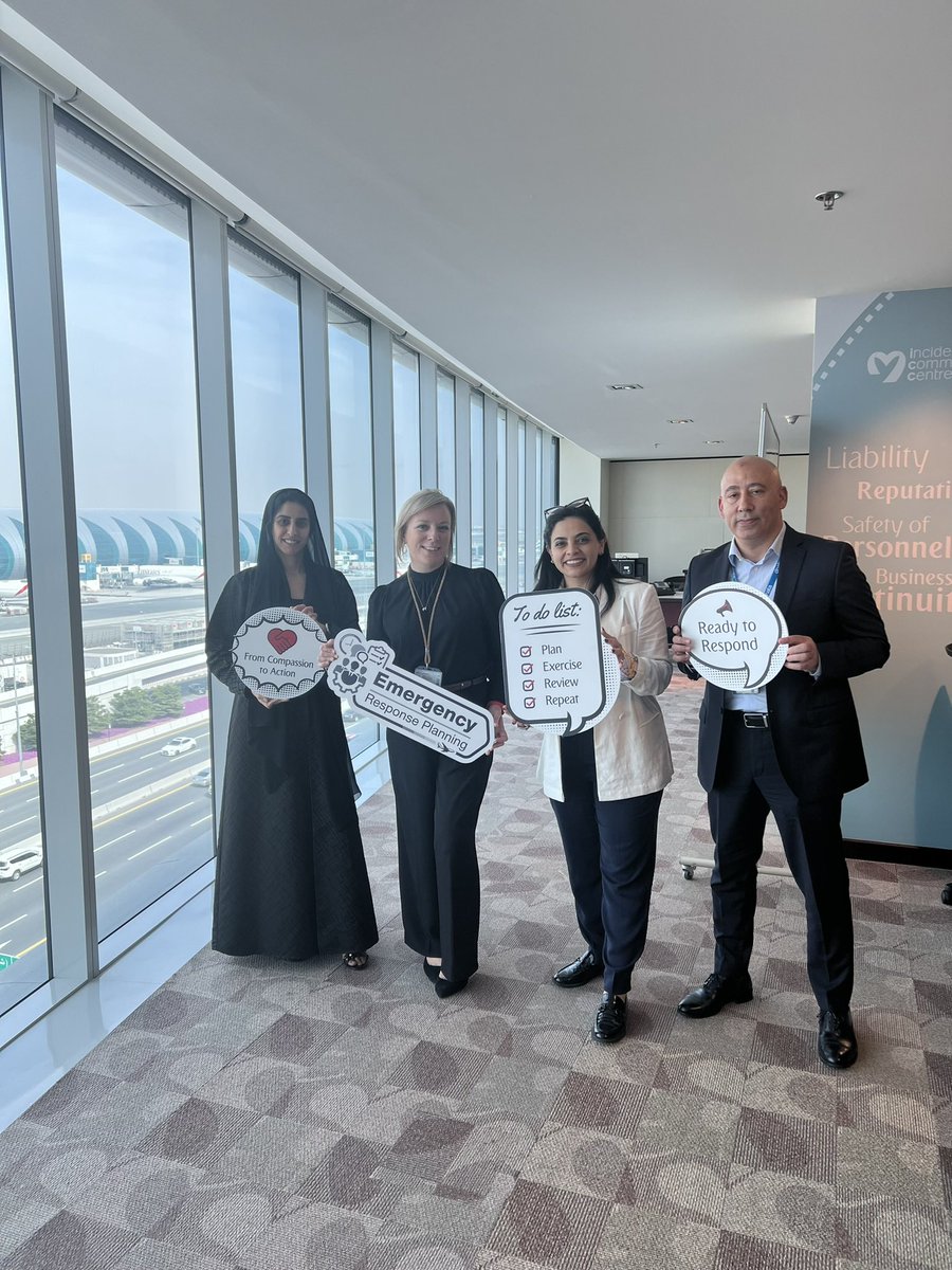 HSAWALHA's tweet photo. Focus on your strength !Ours; is in building a strong cooperation with our partners in Dubai ;#EMIRATES_AIRLINES!together we make sure both our companies are ready &amp; up to any emergency response #ERP #UnitedAirlines #focusmonth #DXB @DJKinzelman @AndreaNPunited @UA_MarkClays https://t.co/bwqxQhmNR8