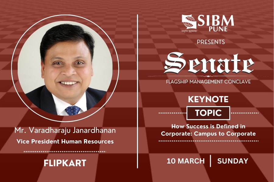 SIBMPune's tweet image. Marked on the calendar for 10th March 2024, we shall delve into the significance of crafting agile business transformations to align with the demands of the digital future. 

#SIBMPune #ManagementConclave #Flipkart #Microsoft #Kearney #RPG #Cocacola #VedantaResources #MBA