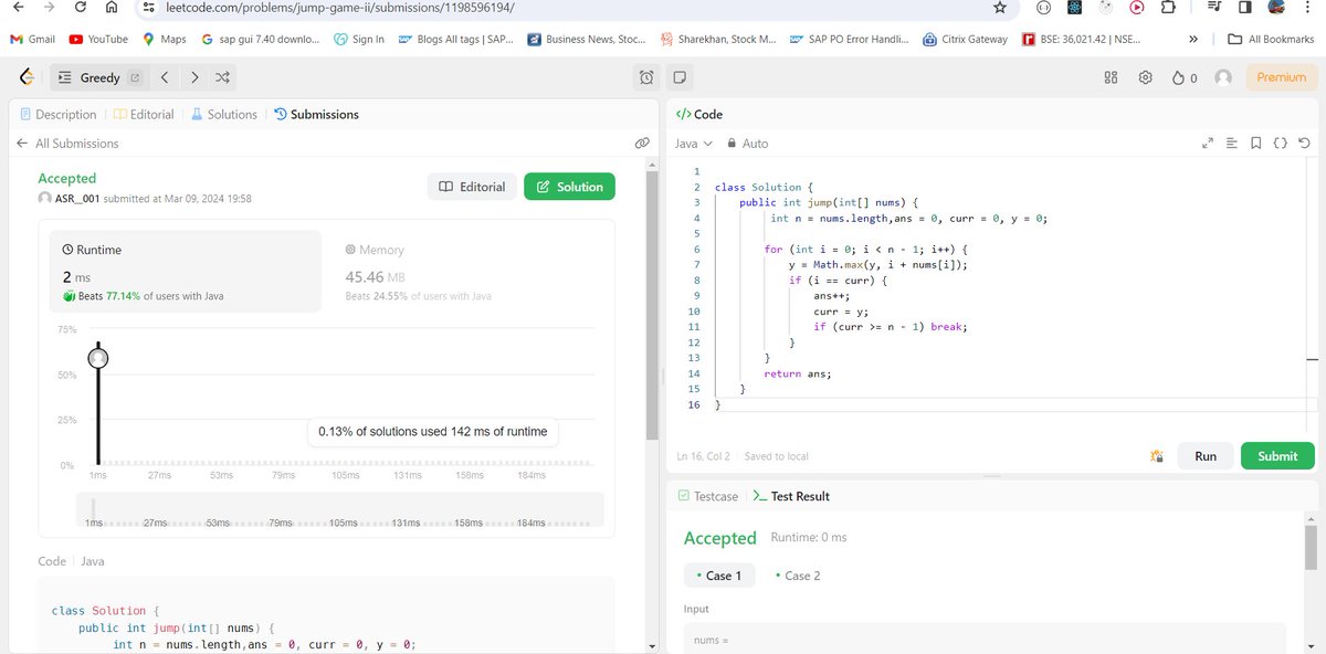 ASR_01_'s tweet photo. 🚀 Day 50 of #100DaysDSAChallenge !📷Hey fellow coders!

#AlgoPrep 📷 and I'm thrilled to share my progress with you all. 📷

Day 50 Accomplishments :-DP
(Question Count -112)

#100daysofcode #codingchallenge https://t.co/57RCcBHepb