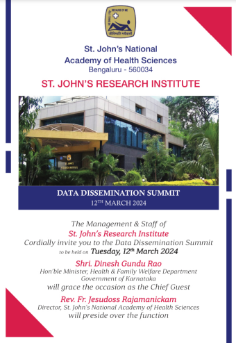 StJohnsResearch's tweet photo. #DataDissemination Summit for study: 2 Randomized Trials of Low-Dose Calcium Supplementation in Pregnancy
12th Mar @Stjohns_blr
#ChiefGuest: Shri @DineshGRao, Hon’ble Minister of Health &amp; Family Welfare #GOK
@StJohns_blr StaffHoD attend https://t.co/ofBpYiLbcN