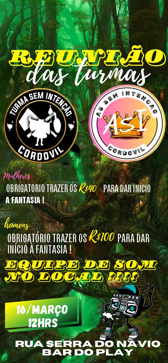 Semintencao_01's tweet photo. Dia 16 é logo ai sem recuar 🎭🏆🍄🤪 https://t.co/w13htds57G