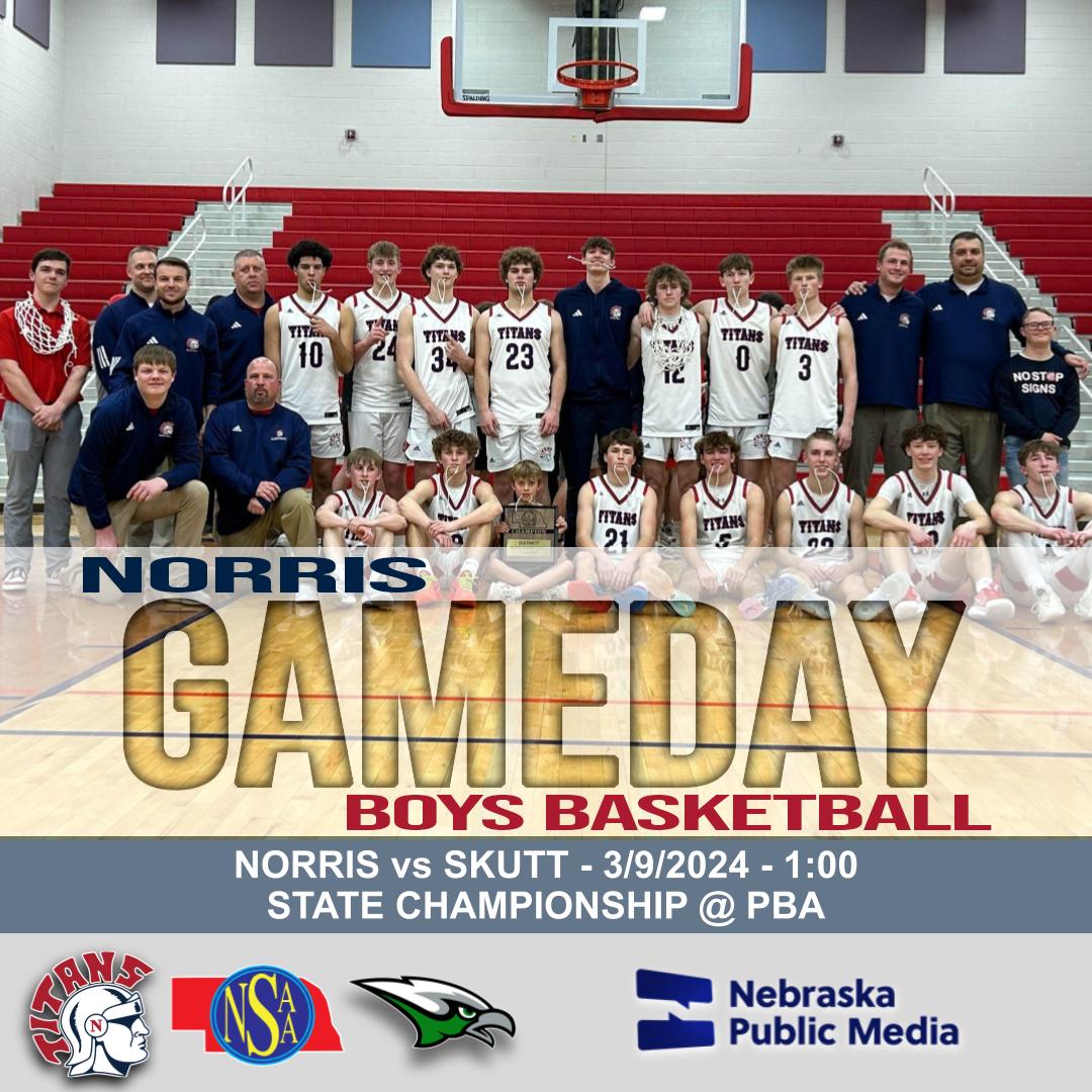 TitanHoops160's tweet photo. 🚍 STATE CHAMPIONSHIP SATURDAY! 🚍

Titans-Skyhawks. Round 2.  For a 🏆🥇.

🆚:  Omaha Skutt
🕐:  1:00pm
🏟️:  Pinnacle Bank Arena
📺:  https://t.co/glQnRzV6NI

WE PUT TITAN NATION ON FULL DISPLAY TODAY!

No Stop Signs!  Let's March!

#TitanHoops #TitanUp #NoStopSigns ⚔️🏀🛑 https://t.co/1hUqQzdMwB