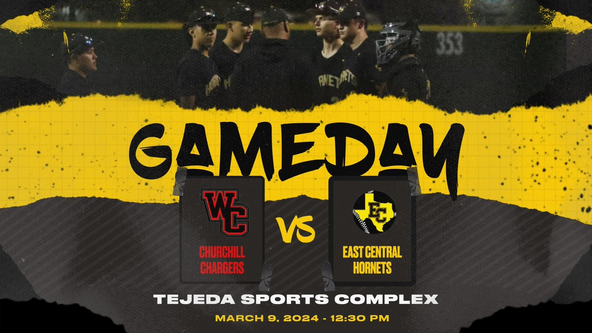 'Final day at the South San Tournament for the EC Hornets! ⚾Facing off against the Churchill Chargers today. Let's finish strong, Hornets! 🐝 #ECHornets #SouthSanTournament' @_ECAthletics @booster_ec @ECISDtweets @ArriolaSuzette
