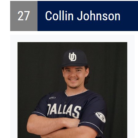 Birchprospects's tweet photo. Shout Out To University of Dallas Soph LHP #CollinJohnson On His Outstanding Start To The Season...6 APP's, 4 Saves, 1 Win, 0.00 ERA
Great Job Collin! https://t.co/hmzl0ItxVm