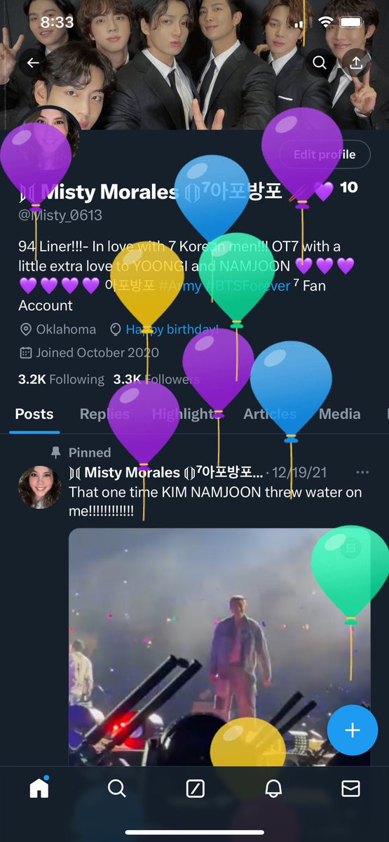 Misty_0613's tweet photo. Happy 30th to me!!! Alos Happy Birthday to my Favorite Yoongi!!!!! 💜💜💜 https://t.co/oriRl7gTkO