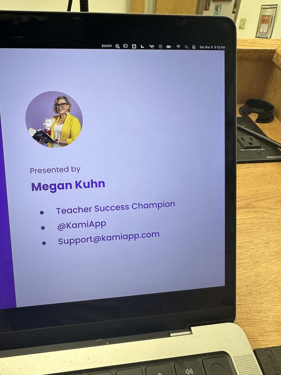 MissM3ganK's tweet photo. Bucket list item ✅! 
Presenting today at the university where I earned my masters degree! @KamiApp #LitAGE https://t.co/GH5KxRjWdF