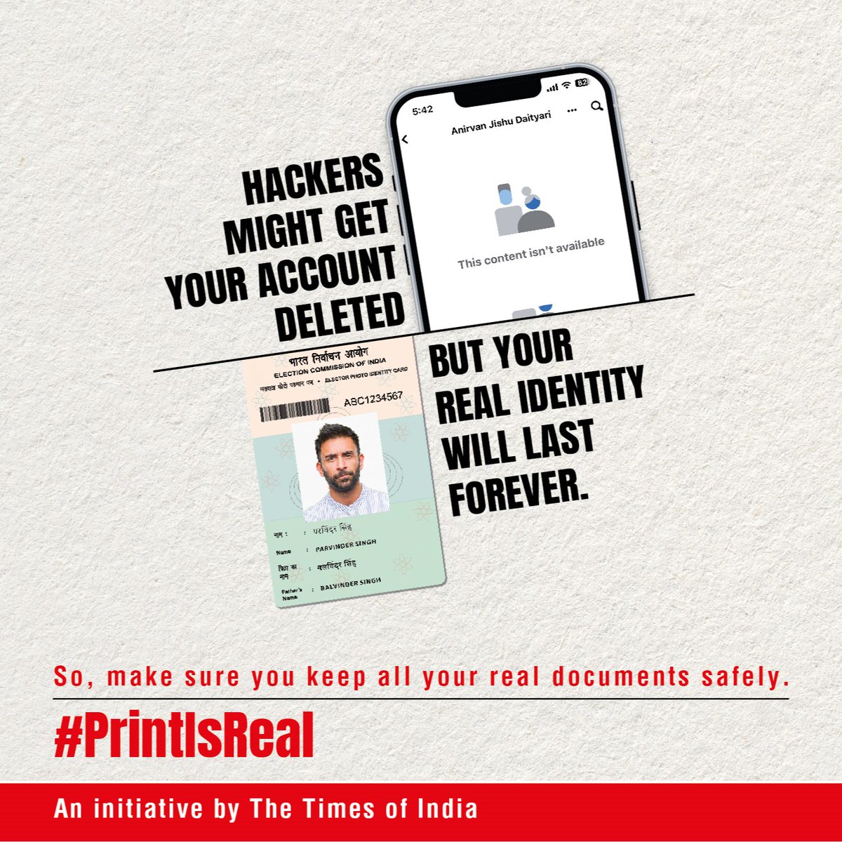 timesofindia's tweet photo. Real documents will always be irreplaceable because once it’s printed, it’s real. Such is the power of print.
Agree? Share more such examples in the comments below using #PrintIsReal
#PowerOfPrint #TheTimesOfIndia https://t.co/z55a50p5q4