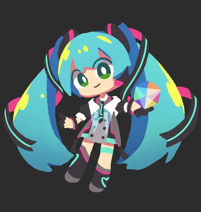 ミクの日なのでお気に入りイラスト再掲 #ミクの日  #ミクの日2024 