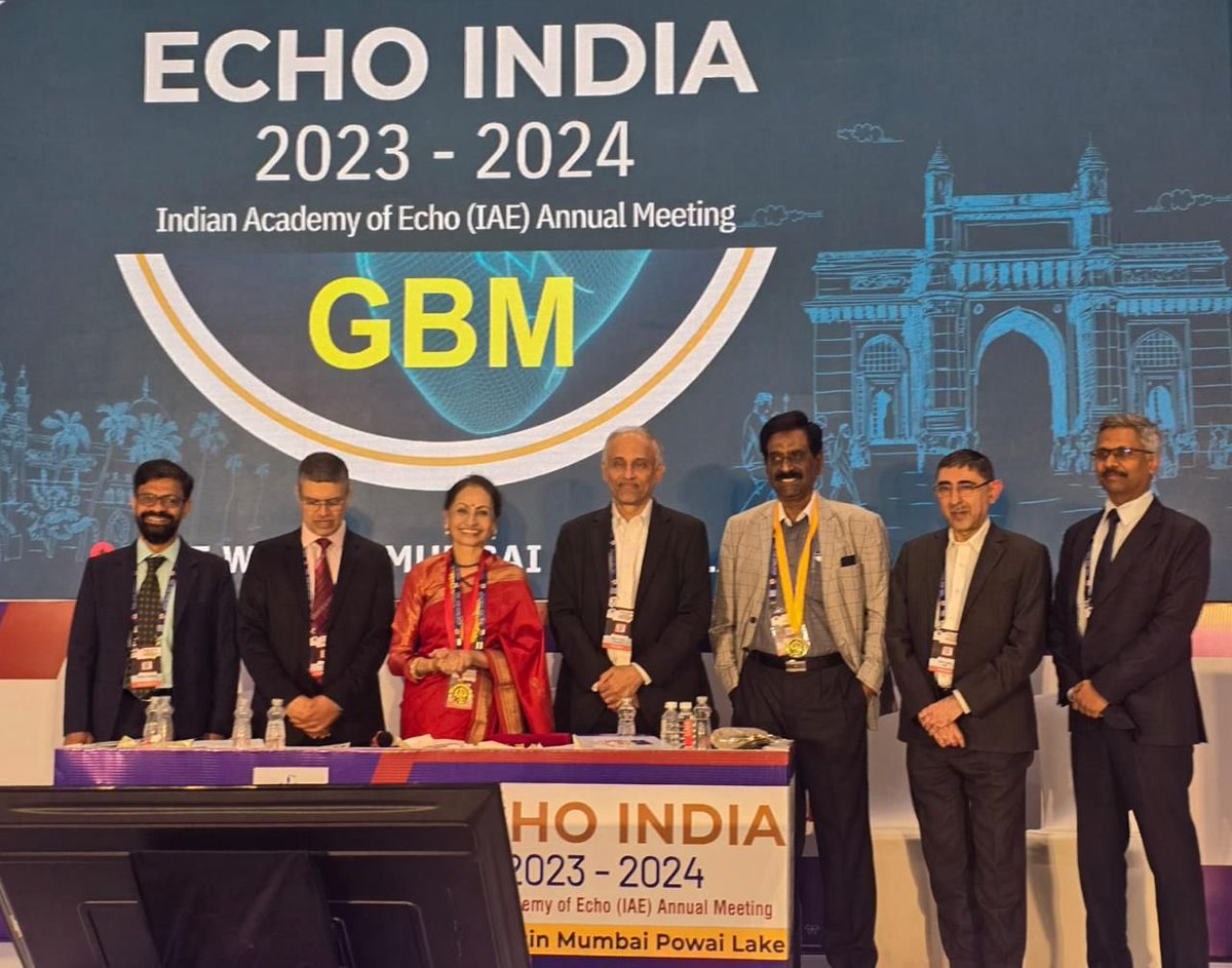 Congratulations @senguptasp for getting elected as Vice President of Indian Academy of Echo @ASE360 #echofirst @EACVIPresident
