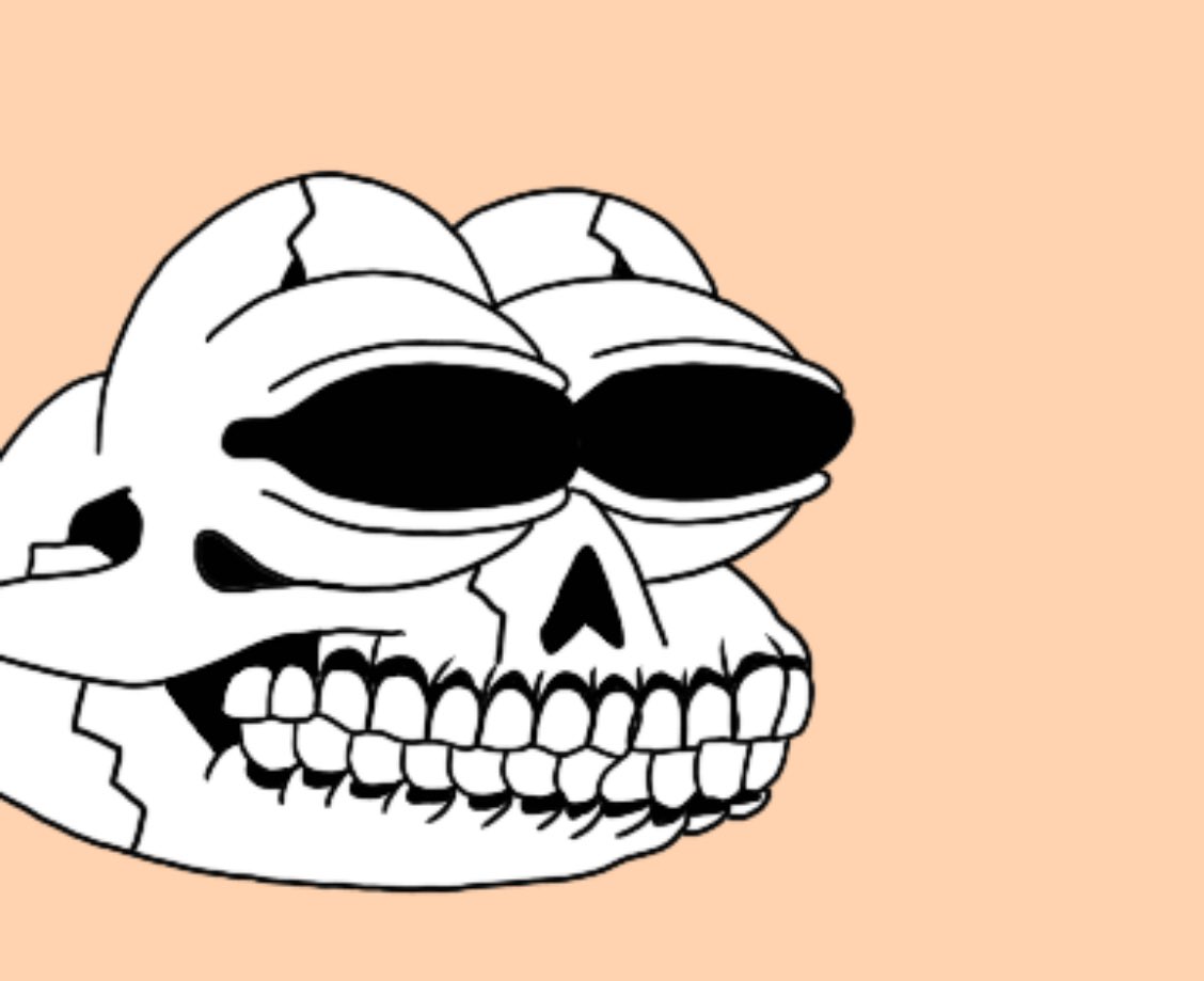 Unjobbed_life's tweet photo. @jackbutcher @Matt_Furie @ChainSawNFT What a thoroughly enjoyable mint day. ☠️🐸

Memento mori 🏴‍☠ https://t.co/8Q19JbeNej