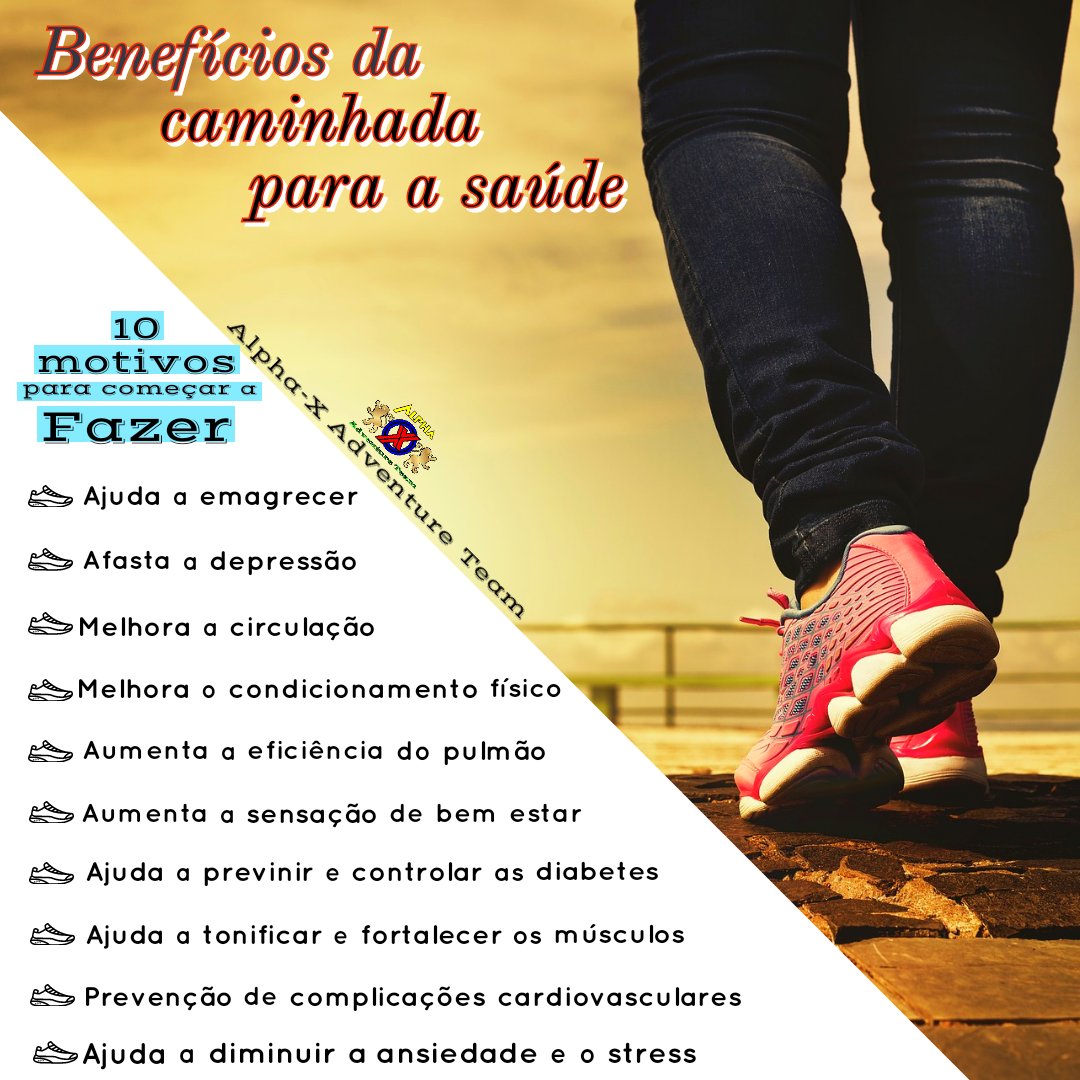 AlphaXAdventur1's tweet photo. ���🏻‍♂️Já fez a sua hoje?👟
#caminhada 
#bemestar 
#bem 
#saude 
#saudemental 
#corposaudavel 
#corpo 
#atividade 
#fisico 
#arlivre 
#vida 
#vidasaudavel 
#condicionamento 
#dicas 
#dica 
#motivacao 
#caminharfazbem
#fortalecimento 
#cardio 
#emagrecimento 
#emagrecer 
#prevenção https://t.co/saWm2Cjj9r