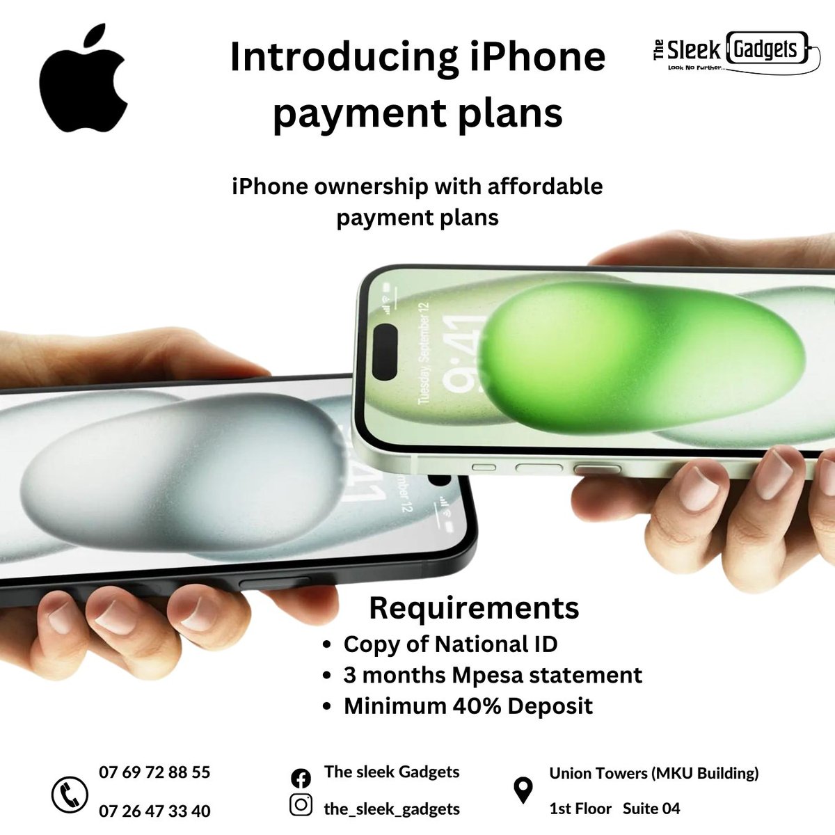 iPhones
#iphones
#paymentplans
#deposit
#iPhone #KPLC #kalenjins #Breakingnews #Eldoret #Mpesa #Binance #InternationalWomensDay #InternationalWomensDay #WomensDay