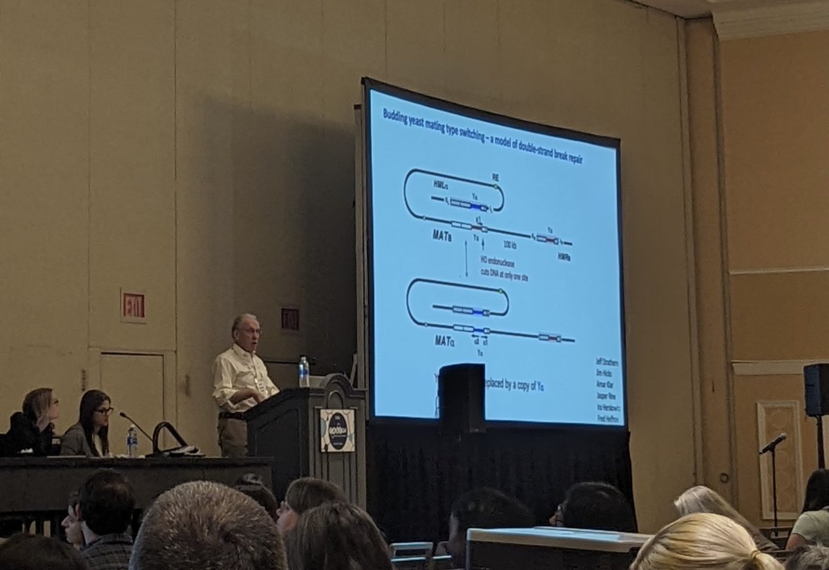 Yeastdoc1's tweet image. Ok was honored to present a lifetime achievement award talk at the terrific TAGC genetics meeting in DC