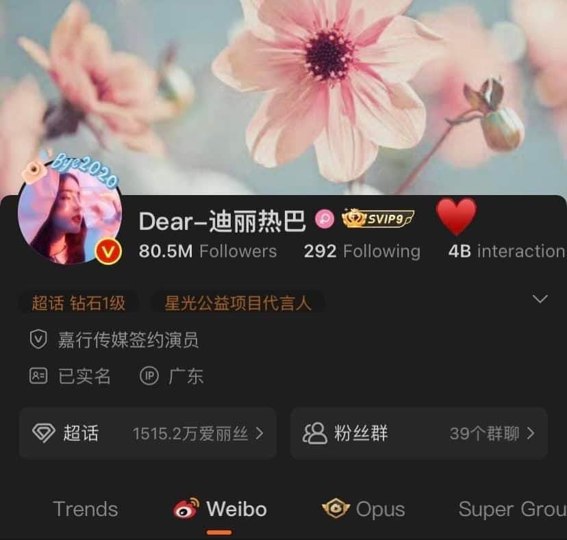 C_Drama_Review's tweet photo. #Dilireba is the top 1 interactive female star reaching 4 billion on Weibo.  And in the top 4 of all artists.
#Dilraba https://t.co/SVRePTycC2