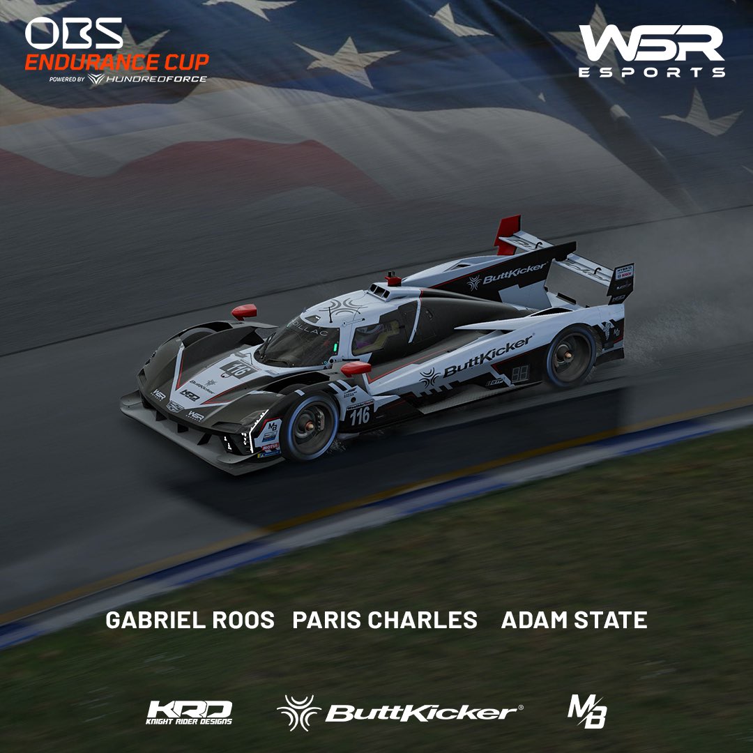 The team are in the hunt for a Championship win today at Sebring for the final round of the OBS Endurace Cup!

#wsresports #ButtKicker #esports #esport #simracing #virtualracing @TheButtKicker