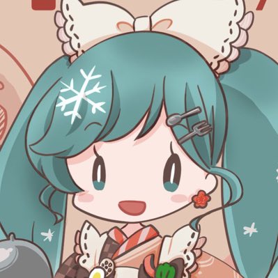 初音ミク ,雪ミク 「スープカレー食べたひ#新しいプロフィール画像 」|あんにんすぐり🐰のイラスト