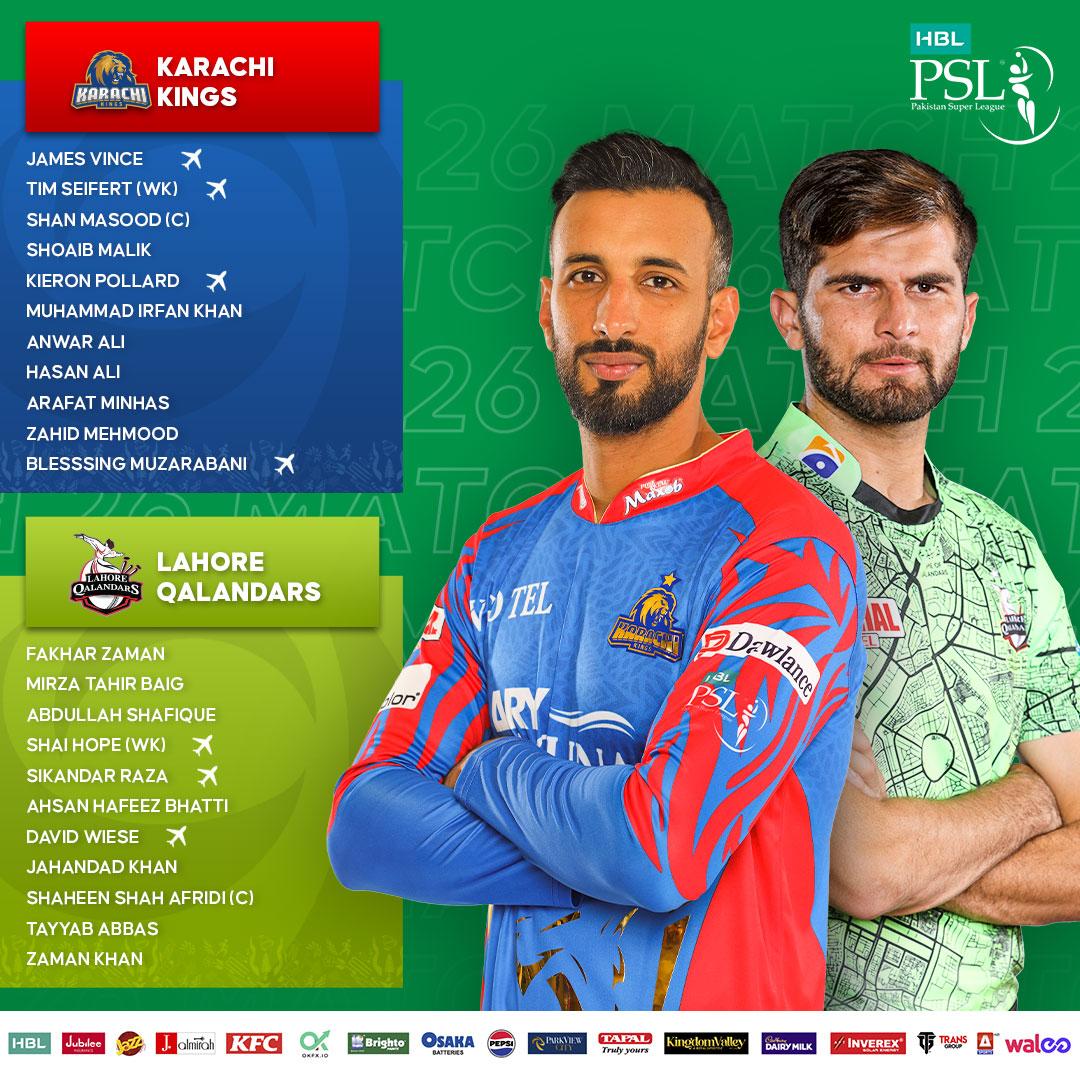 SyedAliAshraf20's tweet photo. Lahore vs. Karachi Live ...
Who will win ... share your guess...
#PSL2024 #PSL9Updates #IPL #CricketTwitter #CricketFever #cricketfans #Karachi #Lahore #taakra https://t.co/n8BnuAWCb3