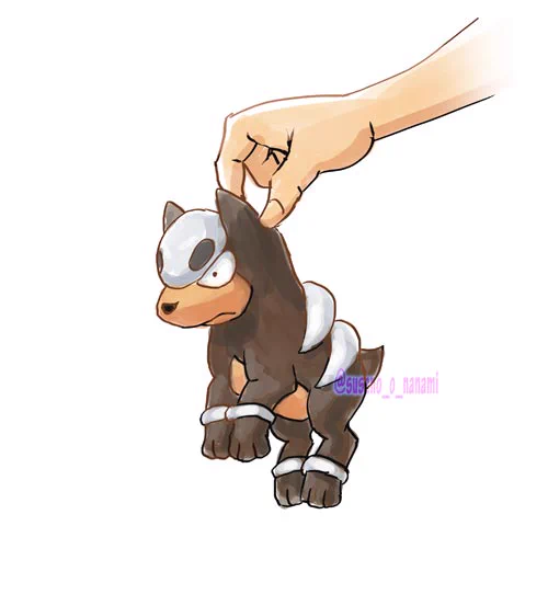 つままれデルビル  #Houndour #pokemon 