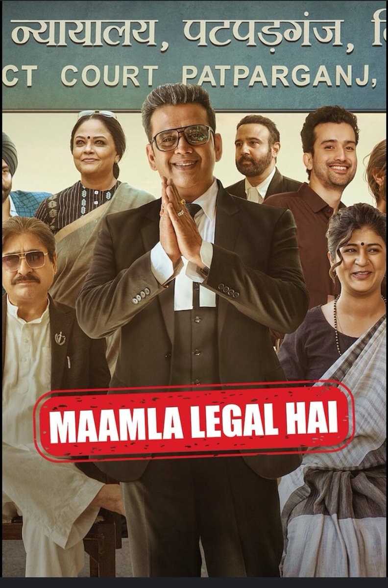 impsinghania's tweet photo. First Malgudi days, then panchayat and now 'Mamla leagal hai' #Netflix #Webseries https://t.co/UNOClF7DwM
