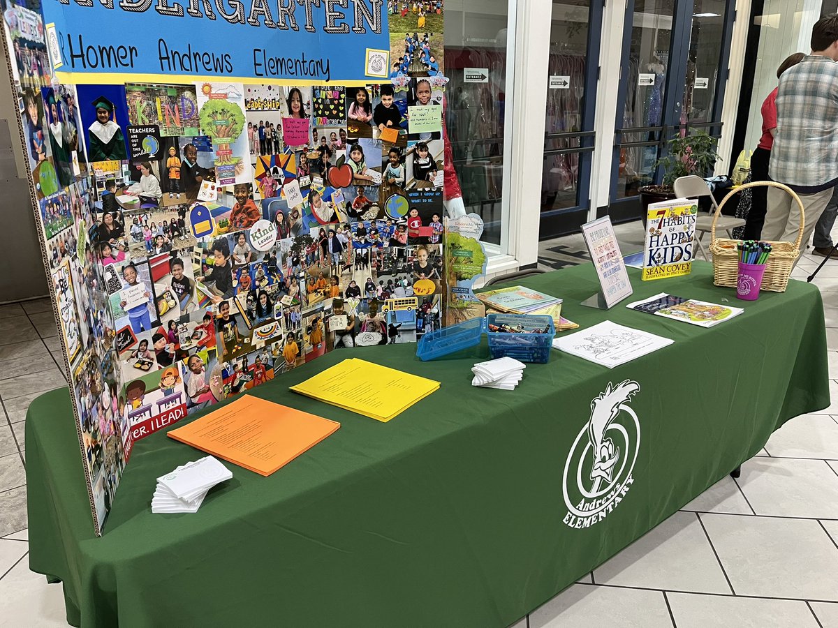 Kindergarten Fair!  Check out Andrews Leader in Me Table! <a href="/rhandrewselem/">R Homer Andrews</a> <a href="/TheLeaderinMe/">The Leader in Me</a>
