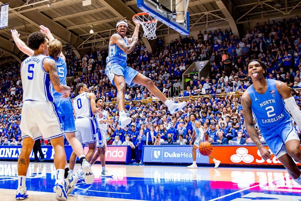 UNCvsDuke | Duke and UNC meet with a share of the ACC regular-season title on the line. UNC secured a piece of the ACC title by defeating Notre Dame. Duke has a chance to claim a share if they defeat UNC in Durham. #GoHeels #UNC

🆚 Duke
🕡 6:30 PM ET
📍 Durham, NC
📺 ESPN