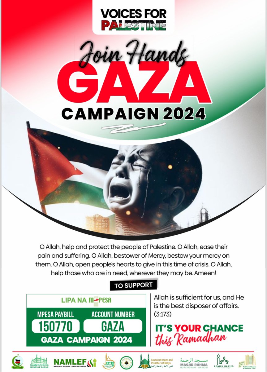 Let’s donate generously. Kindly share widely!