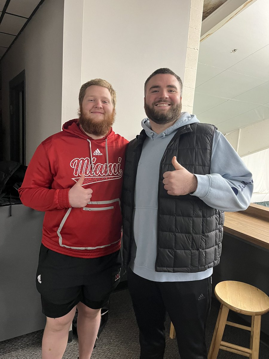 Adam Boyer (@adamboyer44) on Twitter photo Shout out to some <a href="/MiamiOHFootball/">Miami Football</a> players for coming out to support <a href="/MiamiOH_Tennis/">Miami Tennis</a> this morning! Special shout out to Charlie Nank for making his announcing debut! #LoveAndHonor Shout out to some <a href="/MiamiOHFootball/">Miami Football</a> players for coming out to support <a href="/MiamiOH_Tennis/">Miami Tennis</a> this morning! Special shout out to Charlie Nank for making his announcing debut! #LoveAndHonor