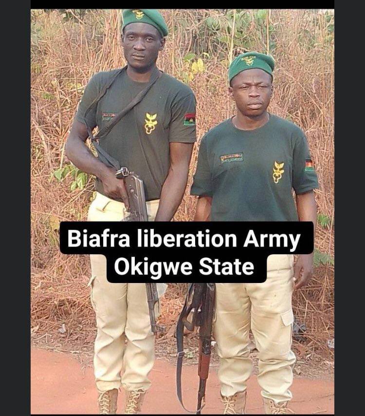 simon_ekpa's tweet photo. The Biafra Liberation Army photo of the day. Give them a shoutout! https://t.co/ZXaF6OnVIR
