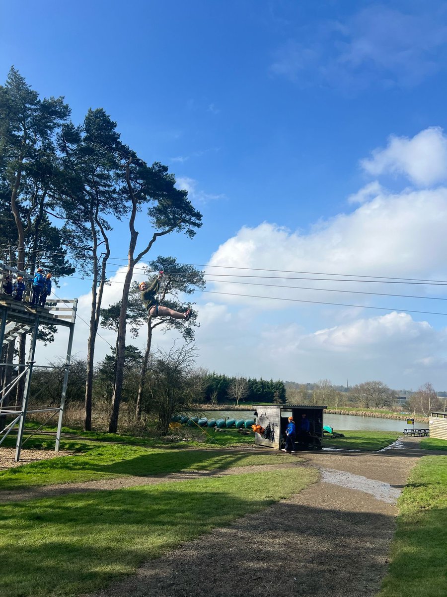 CastleMeadAcad's tweet photo. Yr11 scholars (and staff!) enjoying the PGL Revision Weekend.

English, Maths, Science, RE… zip wire, survivor, archery tag, giant swing and a silent disco thrown in.

The nicest bunch of scholars you might ever meet!

#BuildYourCharacter https://t.co/NcBlco5PMc