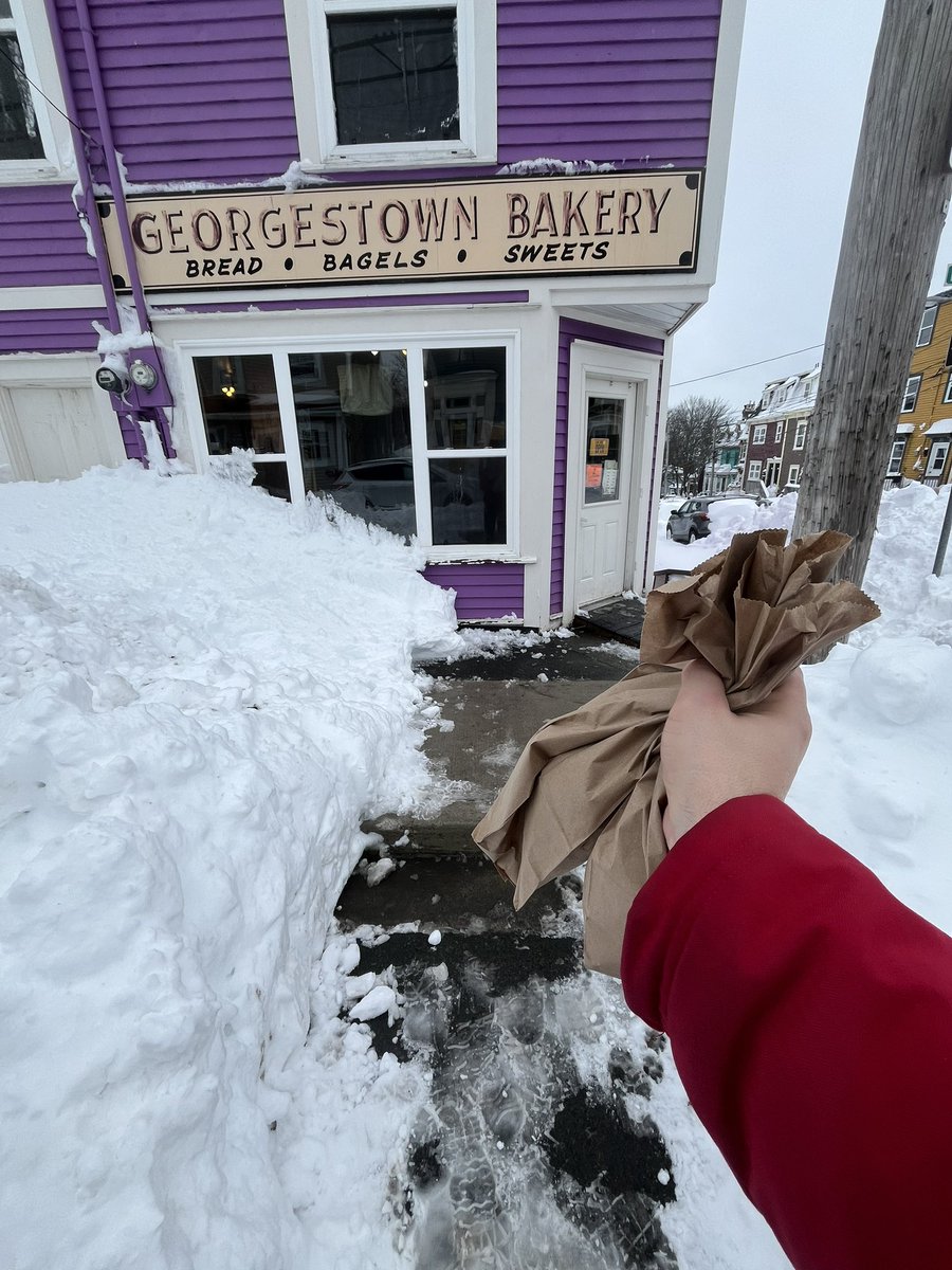 Storm chips are for during the snow. Storm croissants are for after the shovelling (yes they’re open today!)