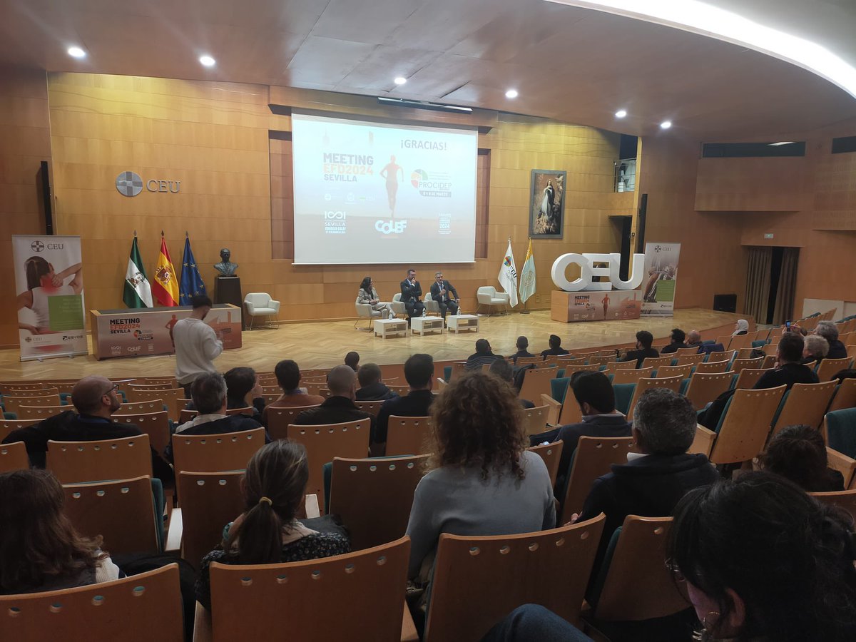 🔵#MeetinEFDSevilla2024 |Los presidentes de <a href="/ColefAndalucia/">COLEF Andalucía, Ceuta y Melilla</a> y <a href="/ConsejoCOLEF/">Consejo COLEF</a>, <a href="/teba_jose/">Jose Carlos Gomez Teba</a> y <a href="/VGambau/">Vicente Gambau</a>, y la cordinadora del Grado #CAFyD de <a href="/CEUAndalucia/">CEU Andalucía</a>, <a href="/LAURALDGM/">Laura LdgM</a>, clausuran el Congreso Andaluz de Profesionales de Ciencias del Deporte #PROCIDEP2024. Gracias a los participantes.👏🏻