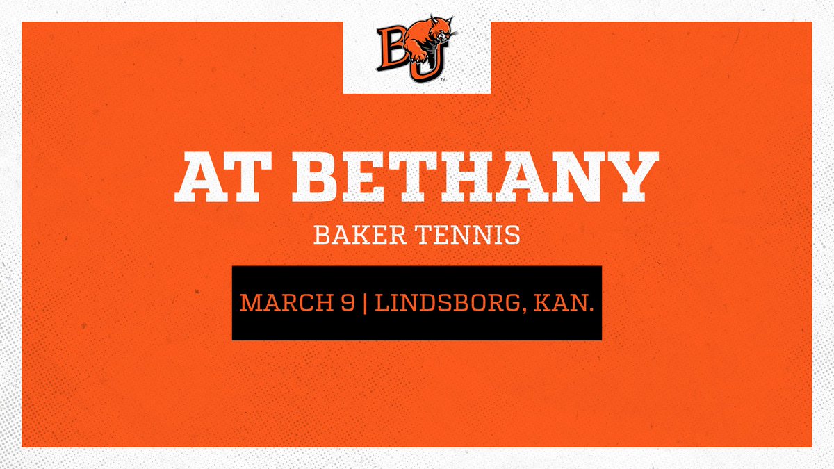 TENNIS: The Baker tennis teams continue with their spring season with a couple of matches hosted at Bethany today! The Wildcats will face Texas A&amp;M Texarkana at 1 p.m. before going on to play against the Swedes at 6 p.m. in Lindsborg, Kan.