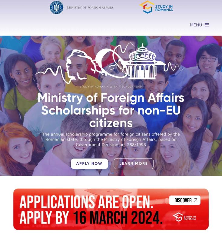 Tamedy64's tweet photo. Unlock Your Future: Apply for Romanian Government Scholarships!  Don't miss this chance to study in Romania, a country known for its academic excellence, technological advancement, and vibrant culture.
‼ March 16th, 2024.
🎓 https://t.co/soWaiOMdt8

#Scholarships #StudyAbroad https://t.co/tXeCmywXRV