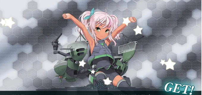 E3-3甲 ボスマスA勝利C.Cappelliniドロ、一瞬駆逐艦かと思って二度見した(じじ先生のイメージ) 