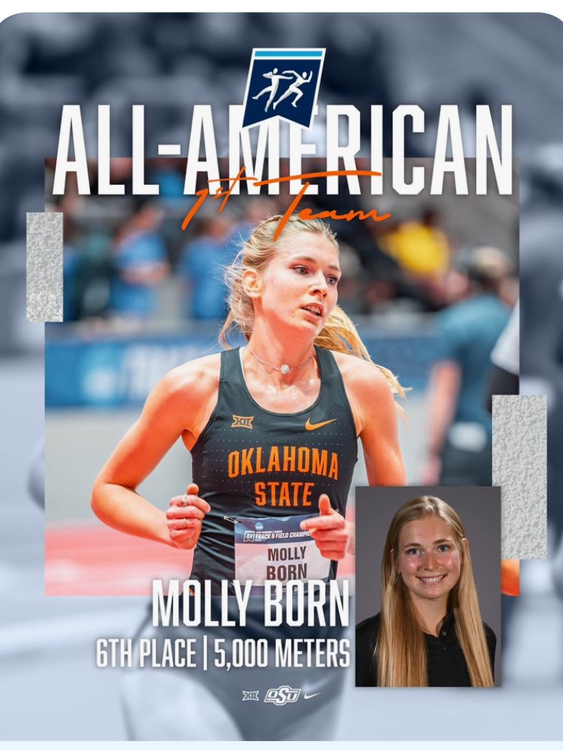 SMNW Athletics (@smnwathletics) on Twitter photo Congratulations Molly Born <a href="/smnwxc/">Shawnee Mission Northwest Cross Country</a> <a href="/SMNWTandF/">SMNW Track & Field</a> for earning her first FIRST team All American status in NCAA Indoor Championships in 5K race. Born is a 2X XC All-American #EveryDayChampion <a href="/smnw_office/">SMNW Office</a> <a href="/theSMSD/">SM School District</a> <a href="/SFLLeagueKS/">Sunflower League</a> Congratulations Molly Born <a href="/smnwxc/">Shawnee Mission Northwest Cross Country</a> <a href="/SMNWTandF/">SMNW Track & Field</a> for earning her first FIRST team All American status in NCAA Indoor Championships in 5K race. Born is a 2X XC All-American #EveryDayChampion <a href="/smnw_office/">SMNW Office</a> <a href="/theSMSD/">SM School District</a> <a href="/SFLLeagueKS/">Sunflower League</a>