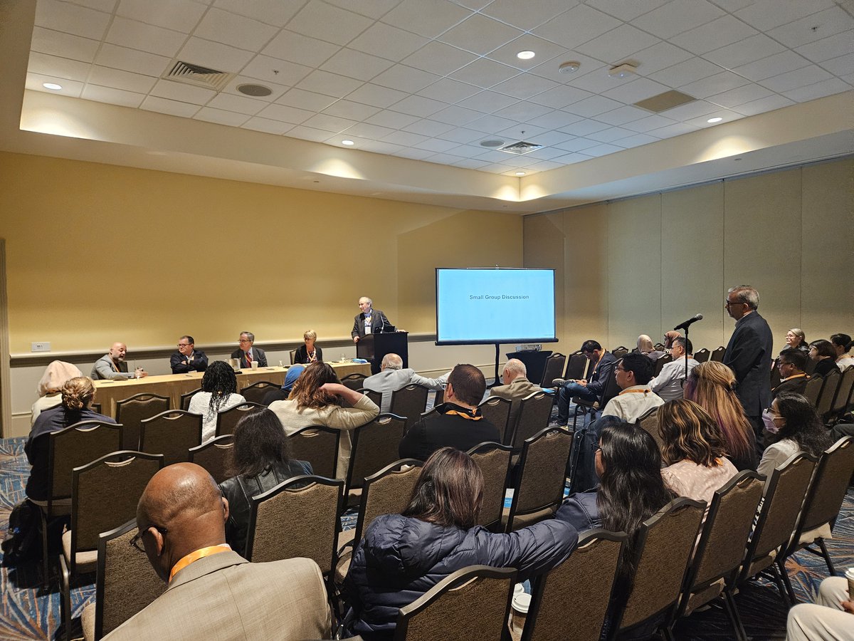 ACGMEI's tweet photo. An invigorating discussion on building greater community in international #GME through the clinical learning environment at #ACGME2024, with unique insights and experiences shared by #ACGMEI-accredited #UNOP in #Guatemala and @AUBMC_Official in #Lebanon. #MeaningInMedicine #MedEd https://t.co/9sIclJqAyS