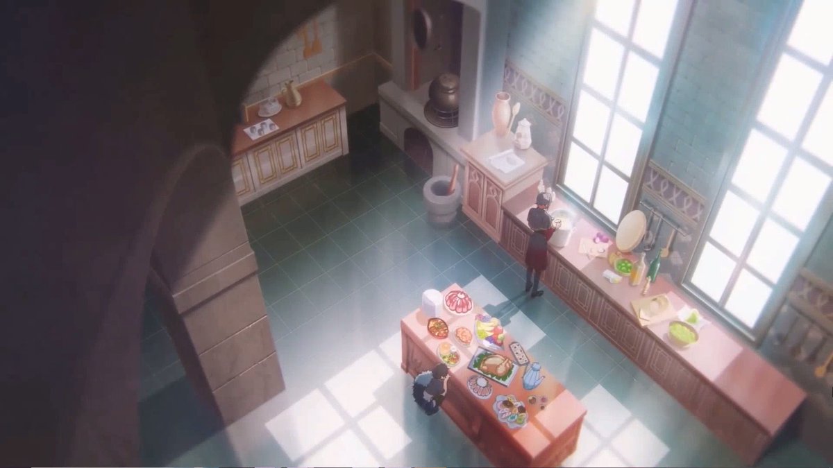 catkinsverina's tweet photo. He cooks A LOT to feed six people (Eiden, Blade, GaruKaru, Aster, Morvay, himself)

Granted GaruKaru eats a lot as well, but pudding, donuts, and cakes for breakfast? He really goes all out when it comes to cooking 🙏

What time did he wake up in the morning to prepare all those? https://t.co/mPsKAef1fq