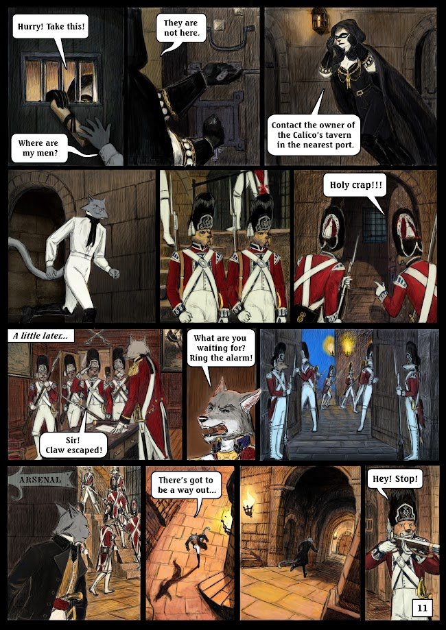 CaptainClaw_net's tweet photo. Credits to Isabella: https://t.co/hTise49i6s
The third set of pages for the reimagined Claw comic: https://t.co/fMP8oy5prI