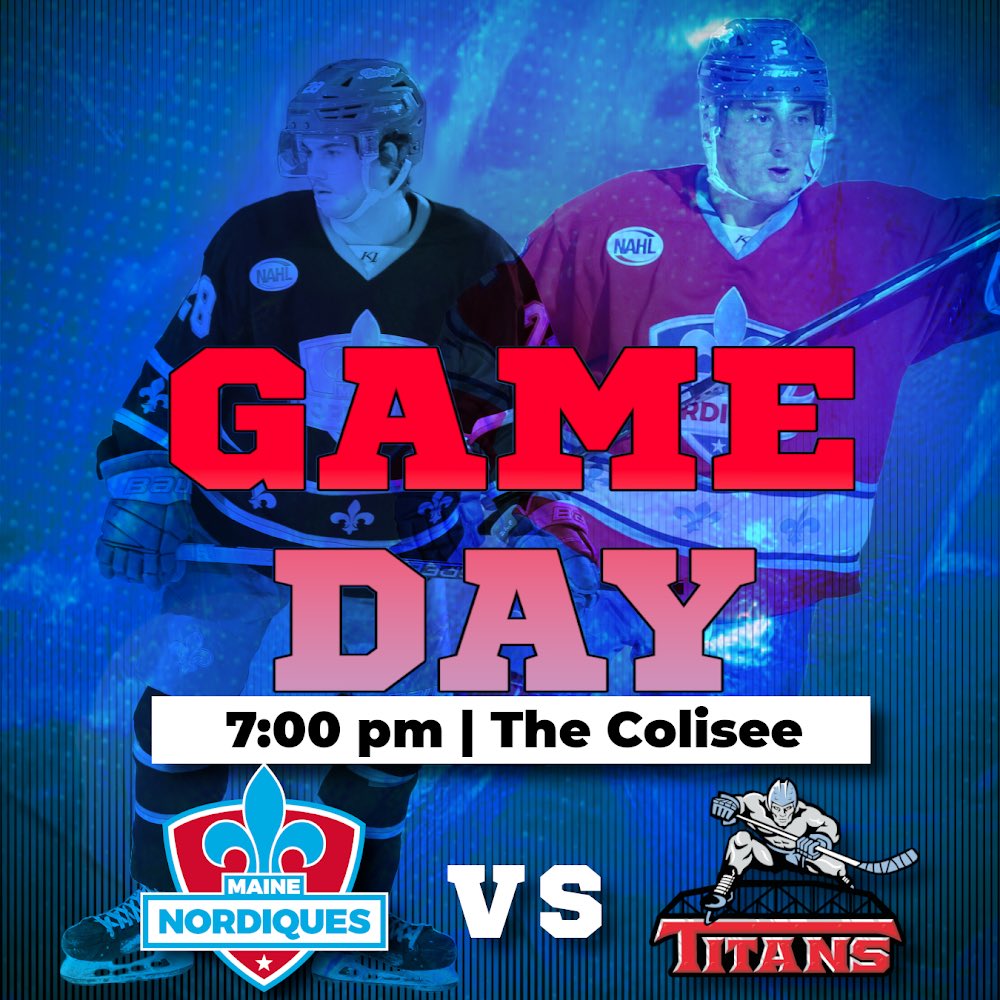 Gameday! Following a shootout loss to the Titans last night, we look to split the series at The Colisee before heading to Danbury to take on the Hat Tricks