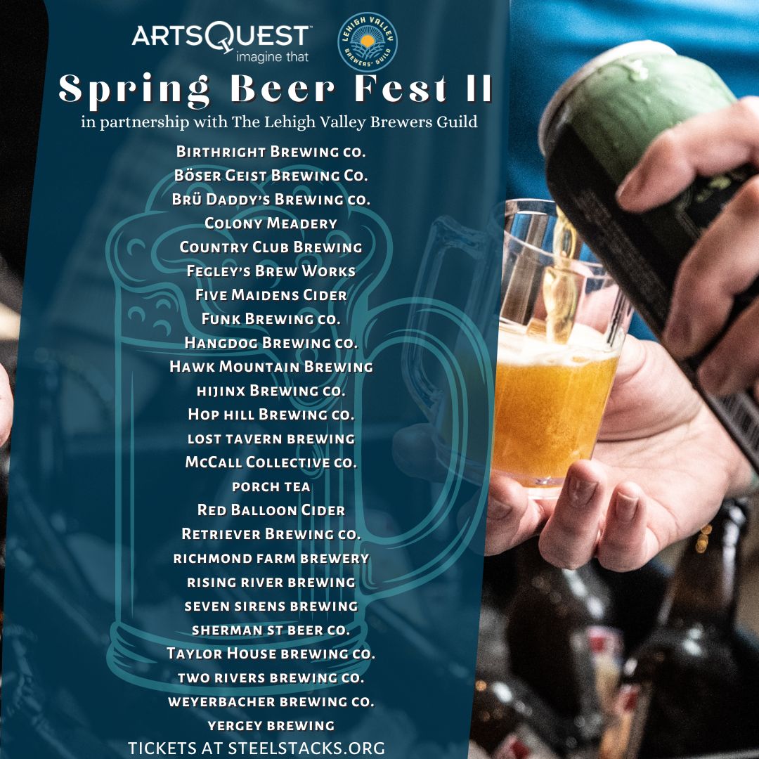 Who's joining us for Spring Beer Fest II with the Lehigh Valley Brewers Guild on March 30th? We're glad you asked! 🍻 Have you grabbed your tickets yet?🎟️👉 brnw.ch/21wHJ7f