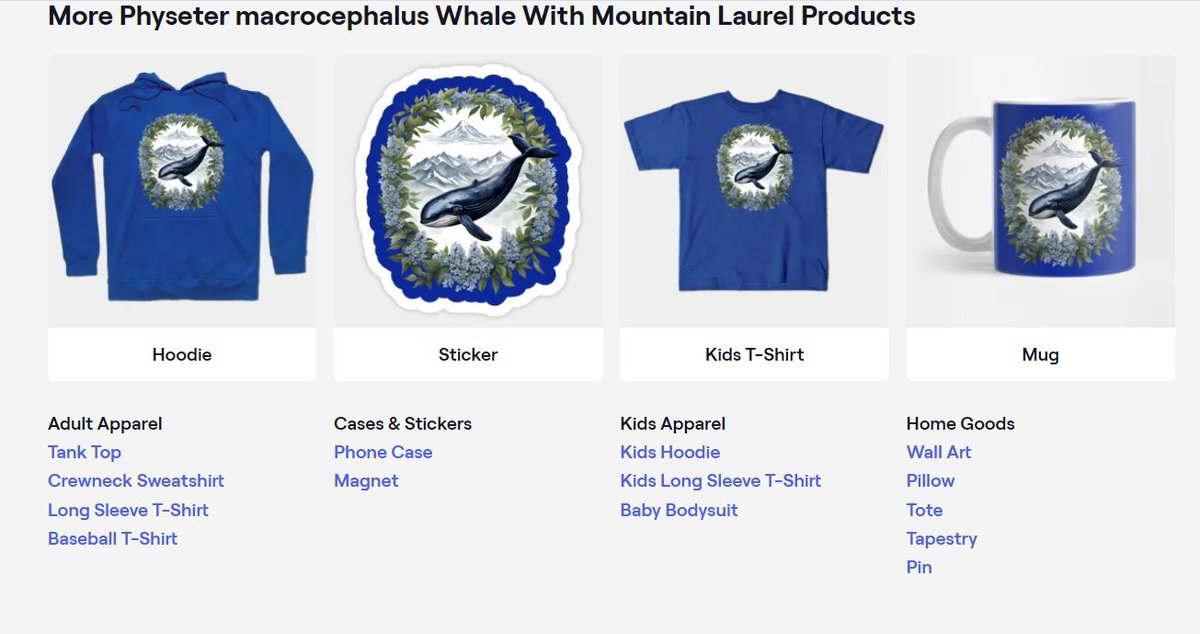 Physeter macrocephalus Whale With Mountain Laurel - Connecticut Gifts - #tshirts  #teepublic #taiche  #spermwhale #connecticut #connecticutliving #fifthstate #NationalConnecticutDay #August10  #patrioticholiday #nauticalart #sealife #whale #oceanlife  teepublic.com/t-shirt/582974…