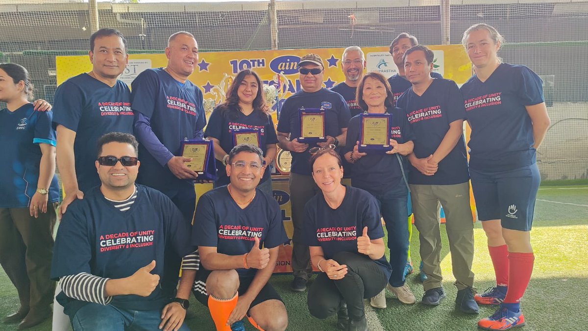 Both my daughter and I took active part in the friendly and competitive matches at AIN Futsal March today. I am cooling the foot pain with ice but my mind is contended after meeting present and past colleagues, old and new friends after a long time. 
Long live this AIN tradition!