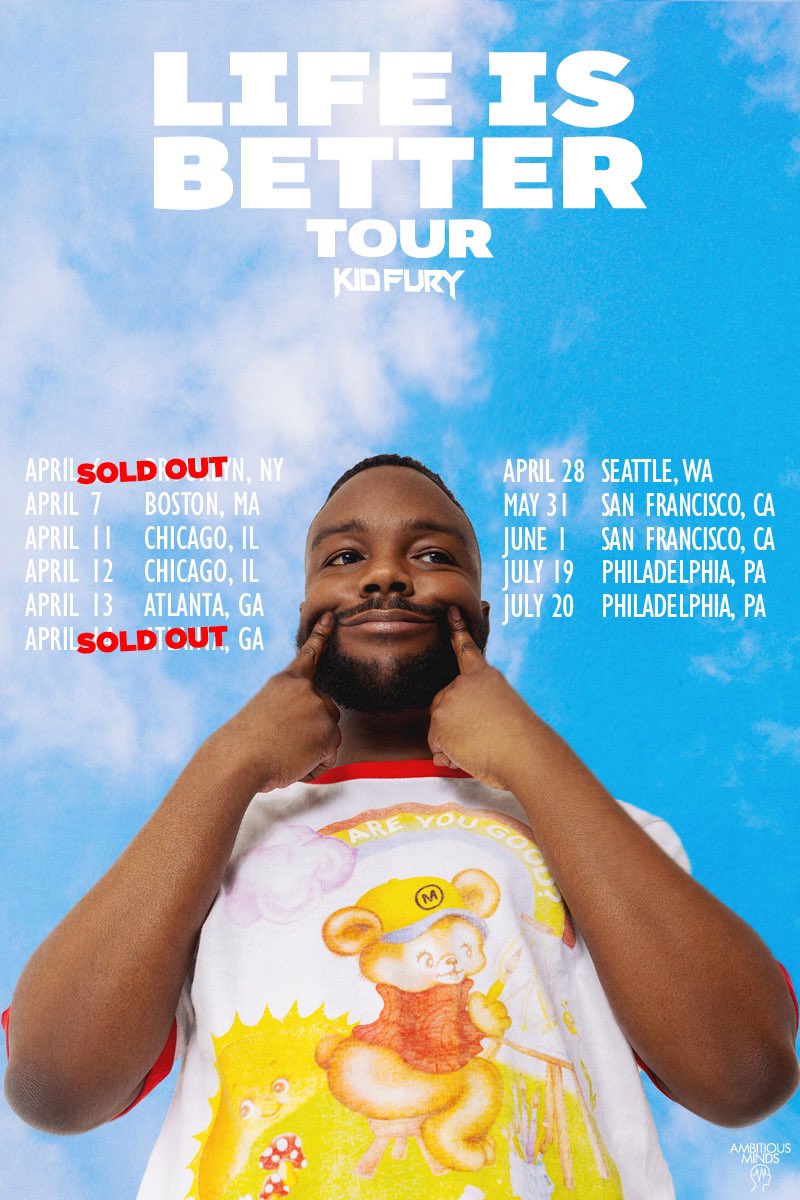 BROOKLYN & ATLANTA are sold out! Two more shows added in Atlanta on Saturday, April 13th! Hope to see y’all there! Stay tuned for more announcements coming next week! 🫶🏾 LifeIsBetterTour.com