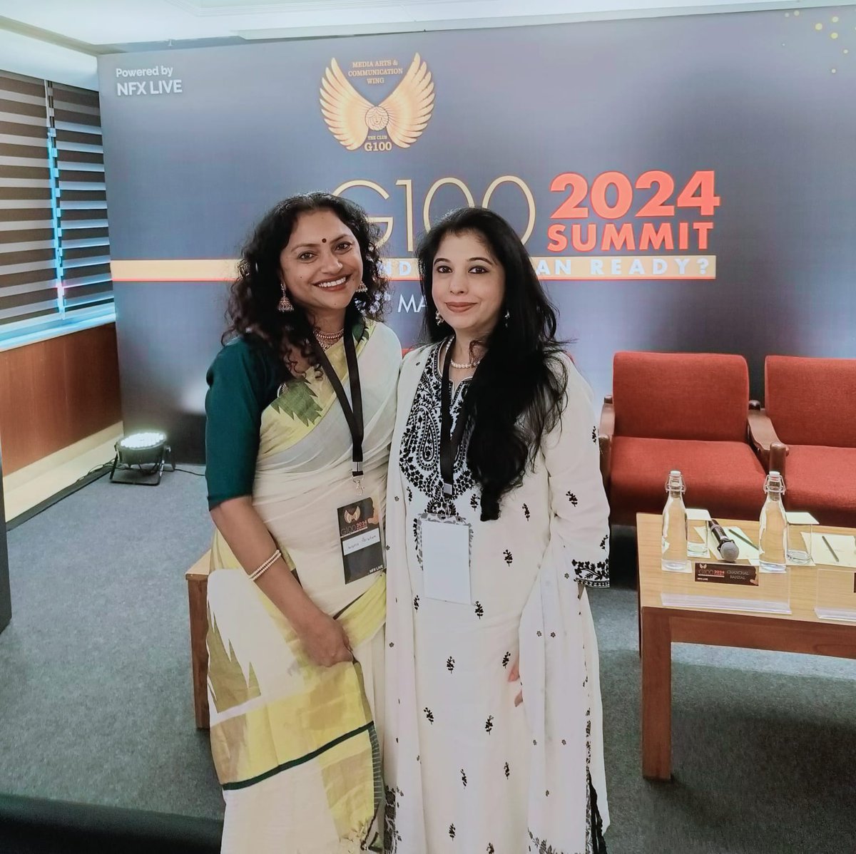 SwadhaarFin's tweet photo. Amrita Kapoor,  Chief Mentor &amp; COO of Swadhaar has been honored with the prestigious Golden Award by #G100group for her exceptional contributions to the  banking &amp; finance services, inclusion sector on  #InternationalWomensDay2024.   #WomenEmpowerment #financialinclusion https://t.co/akcAWIXBef