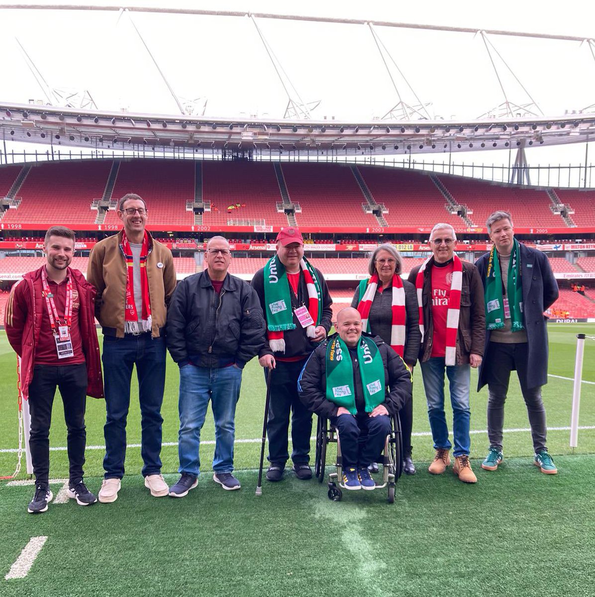 ADSA are proud to support <a href="/lpftweets/">Level Playing Field</a> Level Playing Field's 2024 Unite for Access campaign. 

Today’s home game vs Brentford will be our dedicated Matchday, celebrating good accessibility and awareness for all disabled sports fans.

#AllArsenalAllAccess #UniteForAccess