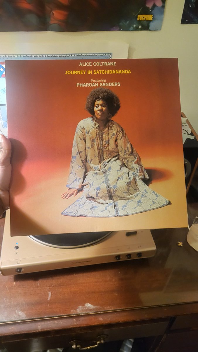 #NowSpinning: Journey to Satchidananda by Alice Coltrane Featuring Pharoah Sanders #JourneytoSatchidanananda #AliceColtrane #Jazz #PharoahSanders #VinylJunkie