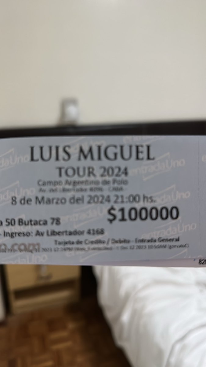 lulicomaschi's tweet photo. @fenix_latam Vendo 2 entradas vip para el domingo al costo https://t.co/t4JmovsM3X