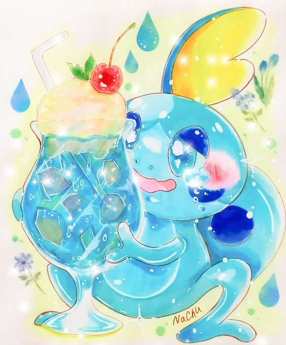 「pokemon (creature) water drop」 illustration images(Latest)
