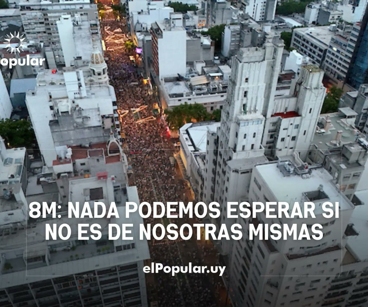 Elpopularuy's tweet photo. #8M #ParoDeMujeres | Compartimos algunas imágenes de la gigantesca marcha realizada ayer en el centro de #Montevideo, #Uruguay, en un nuevo 8 de marzo, Día Internacional de la Mujer:
📸 Javier Calvelo y Daniel Rodríguez / @adhocFOTOS
Ver más: https://t.co/xID4zIYt1m https://t.co/MnorkVrpg8