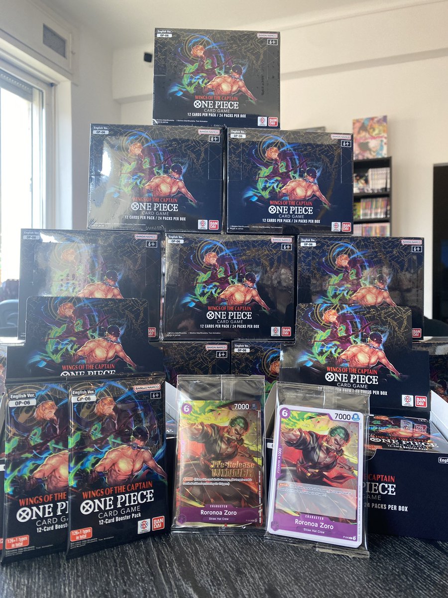 Hosted my first official One Piece local with the prerelease of OP06 today and we‘re already sold out 😅 Got 2 more cases coming from the US though, if you want to support my store, feel free to hit me up!